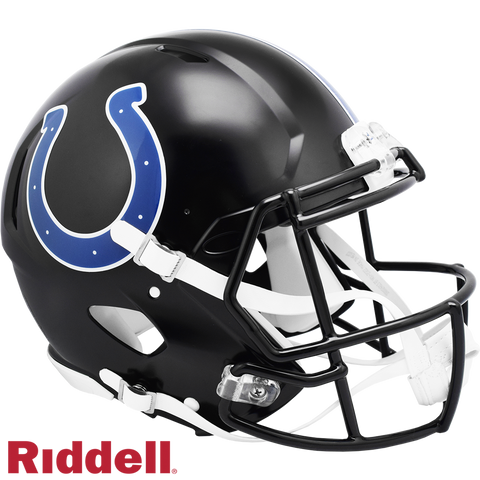 Indianapolis Colts Helmet Riddell Authentic Full Size Speed Style On-Field Alternate 2023 Indiana Nights - Special Order-0