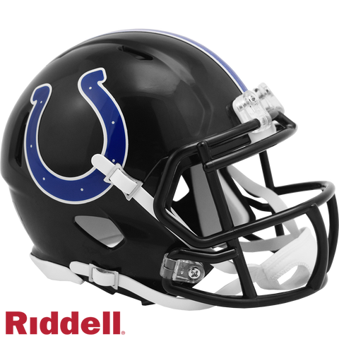 Indianapolis Colts Helmet Riddell Replica Mini Speed Style On-Field Alternate 2023 Indiana Nights-0