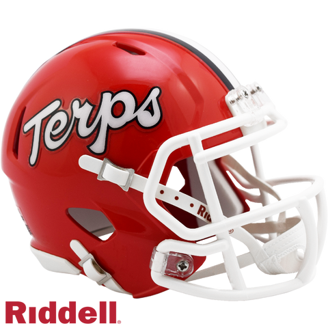Maryland Terrapins Helmet Riddell Replica Full Size Speed Style Script-0