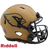 Arizona Cardinals Helmet Riddell Replica Mini Speed Style Salute To Service 2023-0