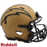Los Angeles Chargers Helmet Riddell Replica Mini Speed Style Salute To Service 2023-0