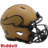 Minnesota Vikings Helmet Riddell Replica Mini Speed Style Salute To Service 2023-0
