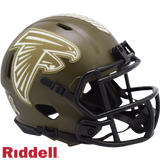 Atlanta Falcons Helmet Riddell Replica Mini Speed Style Salute To Service