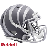 Cincinnati Bengals Helmet Riddell Replica Mini Speed Style Slate Alternate-0