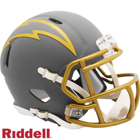 Los Angeles Chargers Helmet Riddell Replica Mini Speed Style Slate Alternate-0