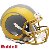 Los Angeles Rams Helmet Riddell Replica Mini Speed Style Slate Alternate-0