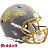 Baltimore Ravens Helmet Riddell Replica Mini Speed Style Slate Alternate-0