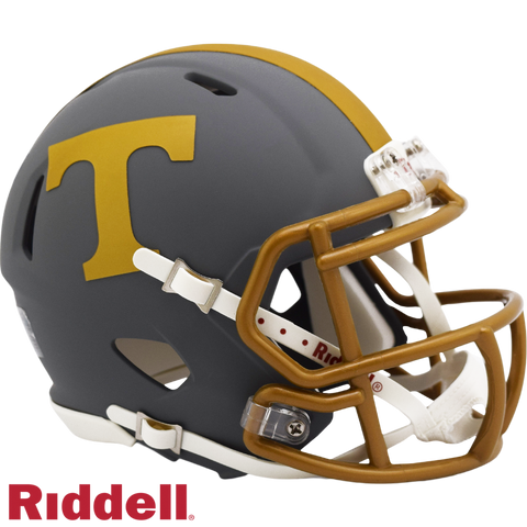 Tennessee Volunteers Helmet Riddell Replica Mini Speed Style Slate Alternate-0