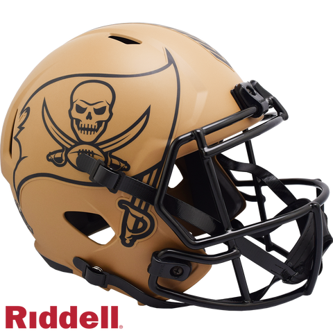 Tampa Bay Buccaneers Helmet Riddell Replica Full Size Speed Style Salute To Service 2023-0