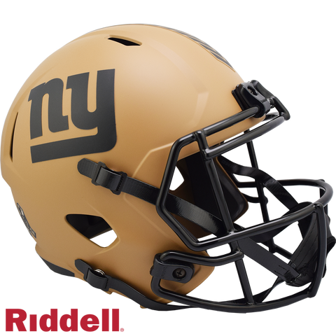 New York Giants Helmet Riddell Replica Full Size Speed Style Salute To Service 2023-0