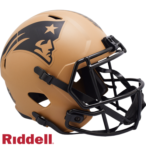 New England Patriots Helmet Riddell Replica Full Size Speed Style Salute To Service 2023-0