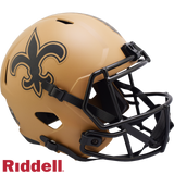 New Orleans Saints Helmet Riddell Replica Full Size Speed Style Salute To Service 2023-0