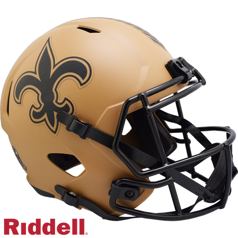 New Orleans Saints Helmet Riddell Replica Full Size Speed Style Salute To Service 2023-0