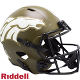 Denver Broncos Helmet Riddell Replica Full Size Speed Style Salute To Service