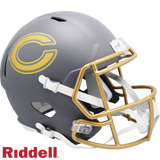 Chicago Bears Helmet Riddell Replica Full Size Speed Style Slate Alternate-0