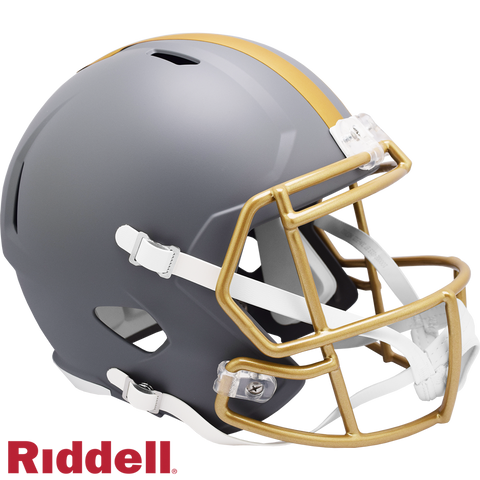 Cleveland Browns Helmet Riddell Replica Full Size Speed Style Slate Alternate-0