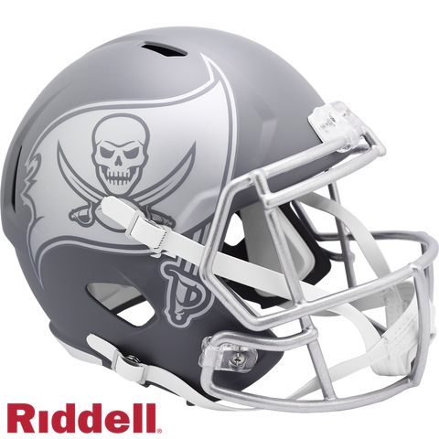 Tampa Bay Buccaneers Helmet Riddell Replica Full Size Speed Style Slate Alternate-0