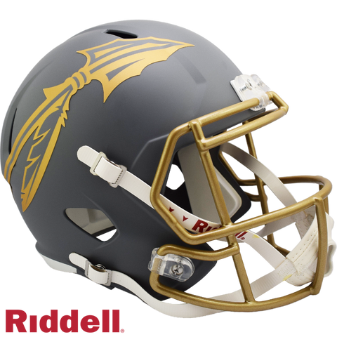 Florida State Seminoles Helmet Riddell Replica Full Size Speed Style Slate Alternate-0