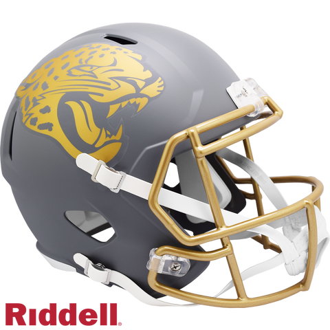 Jacksonville Jaguars Helmet Riddell Replica Full Size Speed Style Slate Alternate-0