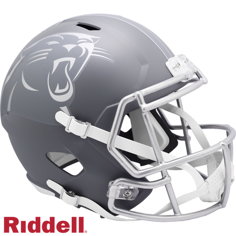 Carolina Panthers Helmet Riddell Replica Full Size Speed Style Slate Alternate-0