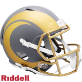 Los Angeles Rams Helmet Riddell Replica Full Size Speed Style Slate Alternate-0
