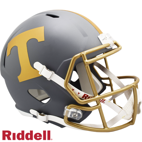 Tennessee Volunteers Helmet Riddell Replica Full Size Speed Style Slate Alternate-0