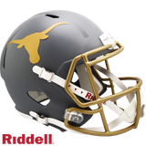 Texas Longhorns Helmet Riddell Replica Full Size Speed Style Slate Alternate-0