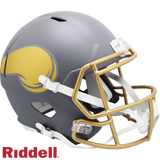 Minnesota Vikings Helmet Riddell Replica Full Size Speed Style Slate Alternate-0