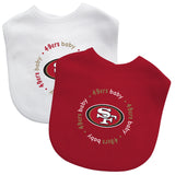 San Francisco 49ers Baby Bib 2 Pack-0