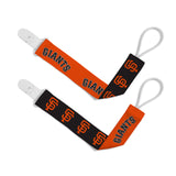 San Francisco Giants Pacifier Clips 2 Pack-0
