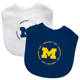 Michigan Wolverines Baby Bib 2 Pack-0
