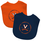 Virginia Cavaliers Baby Bib 2 Pack-0