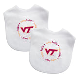 Virginia Tech Hokies Baby Bib 2 Pack-0