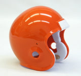 Micro Football Helmet Shell - Orange - Team Fan Cave