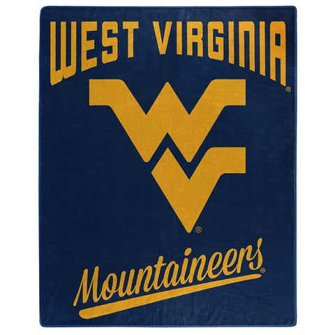 West Virginia Mountaineers Blanket 50x60 Raschel Signature Design-0